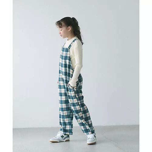 【グリーンレーベルリラクシング/green label relaxing / UNITED ARROWS / KIDS】の【別注】サロペット(チェック) / キッズ 140cm-160cm インテリア・キッズ・メンズ・レディースファッション・服の通販 founy(ファニー) https://founy.com/ ファッション Fashion キッズファッション KIDS ウォーム Worm ガーリー Girly サロペット Overalls ダウン Down チェック Check トレンド Trend 別注 Special Order 冬 Winter |ID: prp329100004240830 ipo3291000000029410744