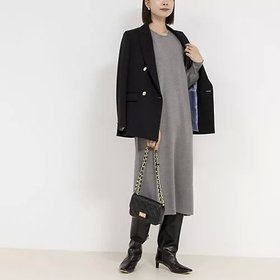 【ノーリーズ/NOLLEY'S】 《手洗い可能》ミラノリブ袖ボリュームワンピース人気、トレンドファッション・服の通販 founy(ファニー) ファッション Fashion レディースファッション WOMEN ワンピース Dress 2024年 2024 2024-2025秋冬・A/W Aw/Autumn/Winter/Fw/Fall/2024-2025 スリーブ Sleeve タイツ Tights パール Pearl ミラノリブ Milan Ribs ロング Long |ID:prp329100004242300