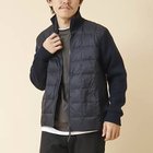 【ノーリーズ グッドマン/NOLLEY'S goodman / MEN】の【TAION/タイオン】ハイネックWジップ ニットスリーブ ダウンジャケット 24AW ダークネイビー|ID: prp329100004242351 ipo3291000000029425550