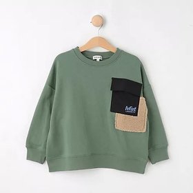 【シューラルー/SHOO LA RUE / KIDS】 【110-140cm】裏毛フラップポケットプルオーバー人気、トレンドファッション・服の通販 founy(ファニー) ファッション Fashion キッズファッション KIDS トップス・カットソー Tops/Tees/Kids シンプル Simple スウェット Sweat スマート Smart プリント Print ポケット Pocket 定番 Standard |ID:prp329100004243413