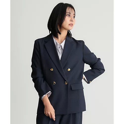 【ザ ショップ ティーケー/THE SHOP TK】のCAVIAN Wブレストジャケット インテリア・キッズ・メンズ・レディースファッション・服の通販 founy(ファニー) https://founy.com/ ファッション Fashion レディースファッション WOMEN アウター Coat Outerwear ジャケット Jackets おすすめ Recommend シンプル Simple ジャケット Jacket スマート Smart セットアップ Set Up エレガント 上品 Elegant |ID: prp329100004246940 ipo3291000000029466487