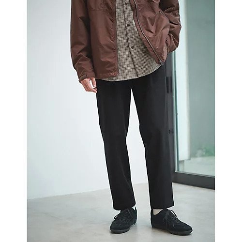 【グリーンレーベルリラクシング/green label relaxing / UNITED ARROWS / MEN】のドライ チノ 1プリーツ ユーティリティパンツ イージーパンツ -ストレッチ- インテリア・キッズ・メンズ・レディースファッション・服の通販 founy(ファニー) 　ファッション　Fashion　メンズファッション　MEN　ボトムス　Bottoms/Men　カーディガン　Cardigan　ジャケット　Jacket　スウェット　Sweat　ストレッチ　Stretch　ドローコード　Draw Cord　バランス　Balance　プリーツ　Pleats　ループ　Loop　BLACK|ID: prp329100004246955 ipo3291000000029466551