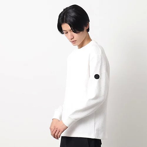 【デッサン/Dessin / MEN】のふくれジャガードロンT インテリア・キッズ・メンズ・レディースファッション・服の通販 founy(ファニー) 　ファッション　Fashion　メンズファッション　MEN　ジャカード　Jacquard　スマート　Smart　トレンド　Trend　ボトム　Bottom　ホワイト|ID: prp329100004246958 ipo3291000000029466563