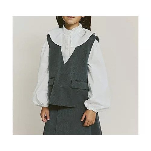 【グリーンレーベルリラクシング/green label relaxing / UNITED ARROWS / KIDS】のフリル ブラウス ロングスリーブ / キッズ 140cm-160cm インテリア・キッズ・メンズ・レディースファッション・服の通販 founy(ファニー) https://founy.com/ ファッション Fashion キッズファッション KIDS インナー Inner オケージョン Occasion 春 Spring ギャザー Gather サロペット Overalls ジャケット Jacket スタンド Stand スリーブ Sleeve フォルム Form フォーマル Formal フリル Frills ロング Long エレガント 上品 Elegant セレモニー Ceremony 入学式 Entrance Ceremony 卒業式 Graduation Ceremony 結婚式 Wedding Ceremony 2025年 2025 |ID: prp329100004248220 ipo3291000000029479079