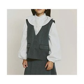 【グリーンレーベルリラクシング/green label relaxing / UNITED ARROWS / KIDS】 フリル ブラウス ロングスリーブ / キッズ 140cm-160cm人気、トレンドファッション・服の通販 founy(ファニー) ファッション Fashion キッズファッション KIDS インナー Inner オケージョン Occasion 春 Spring ギャザー Gather サロペット Overalls ジャケット Jacket スタンド Stand スリーブ Sleeve フォルム Form フォーマル Formal フリル Frills ロング Long エレガント 上品 Elegant セレモニー Ceremony 入学式 Entrance Ceremony 卒業式 Graduation Ceremony 結婚式 Wedding Ceremony 2025年 2025 |ID:prp329100004248220