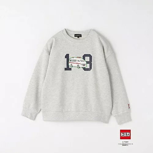 【グリーンレーベルリラクシング/green label relaxing / UNITED ARROWS / KIDS】の【別注】裏毛 プルオーバー / キッズ 100cm-130cm インテリア・キッズ・メンズ・レディースファッション・服の通販 founy(ファニー) 　ファッション　Fashion　キッズファッション　KIDS　トップス・カットソー　Tops/Tees/Kids　人気　Popularity　別注　Special Order　モチーフ　Motif　おすすめ　Recommend　LT.GRAY|ID: prp329100004248222 ipo3291000000029479088