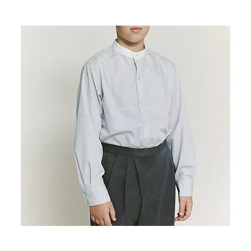 【グリーンレーベルリラクシング/green label relaxing / UNITED ARROWS / KIDS】のバンドカラー シャツ ロングスリーブ / キッズ 140cm-160cm インテリア・キッズ・メンズ・レディースファッション・服の通販 founy(ファニー) 　ファッション　Fashion　キッズファッション　KIDS　オケージョン　Occasion　春　Spring　ジャケット　Jacket　スリーブ　Sleeve　フォーマル　Formal　ボトム　Bottom　ロング　Long　おすすめ　Recommend　エレガント 上品　Elegant　セレモニー　Ceremony　入学式　Entrance Ceremony　卒業式　Graduation Ceremony　結婚式　Wedding Ceremony　2025年　2025　LT.GRAY|ID: prp329100004248225 ipo3291000000029479103