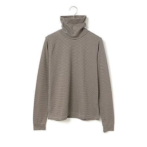 【ミディウミ/MidiUmi】のボーダーハイネックプルオーバー インテリア・キッズ・メンズ・レディースファッション・服の通販 founy(ファニー) 　ファッション　Fashion　レディースファッション　WOMEN　トップス・カットソー　Tops/Tshirt　プルオーバー　Pullover　インナー　Inner　ハイネック　High Neck　フィット　Fit　ボーダー　Border　防寒　Cold Protection　ベージュ|ID: prp329100004249217 ipo3291000000029489371