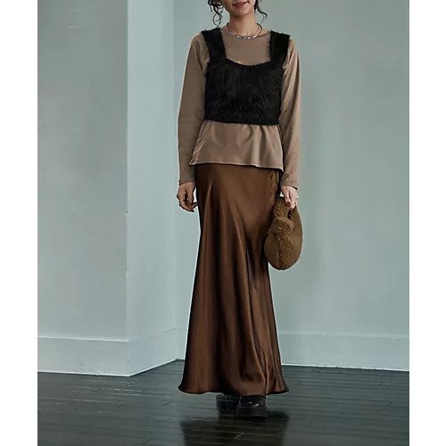 【スタイルデリ/STYLE DELI】のヤク風ニットビスチェ 人気、トレンドファッション・服の通販 founy(ファニー) ファッション Fashion レディースファッション Fashion for Women トップス・カットソー Cut & Sew Tops ニット Knit Tops & Sweaters ビスチェ Bustiers & Corset Tops / Layered Bustier Style エアリー Airy Texture 春 Spring 軽量 Lightweight, Ultra Light シンプル Simple, Minimal 定番 Standard, Basic Item 人気 Popular, Best Seller バランス Balance, Style Balance ビスチェ Bustier, Corset Top フォルム Silhouette, Form ポケット Pocket, Pocket Detail A/W・秋冬 Autumn/Winter other-2|ID: prp329100004249229 ipo3291000000034153590