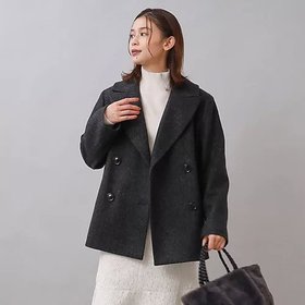 【アンタイトル/UNTITLED】 【日本製/セットアップ可能】バルキーヘリンボン ショートピーコート人気、トレンドファッション・服の通販 founy(ファニー) ファッション Fashion レディースファッション WOMEN アウター Coat Outerwear コート Coats A/W・秋冬 Aw・Autumn/Winter・Fw・Fall-Winter おすすめ Recommend ショート Short セットアップ Set Up バランス Balance ヘリンボーン Herringbone ポケット Pocket 今季 This Season 冬 Winter 日本製 Made In Japan |ID:prp329100004249297