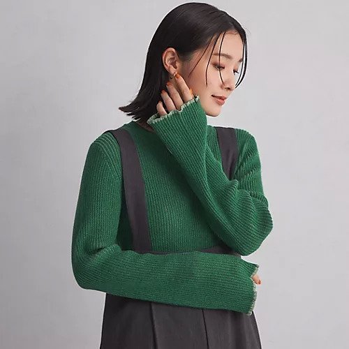 【グリーンレーベル リラクシング / ユナイテッドアローズ/green label relaxing / UNITED ARROWS】のリブ ニット プルオーバー インテリア・キッズ・メンズ・レディースファッション・服の通販 founy(ファニー) 　ファッション　Fashion　レディースファッション　WOMEN　トップス・カットソー　Tops/Tshirt　ニット　Knit Tops　プルオーバー　Pullover　インナー　Inner　秋　Autumn/Fall　サロペット　Overalls　定番　Standard　ベーシック　Basic　リブニット　Rib Knit　冬　Winter　KELLY|ID: prp329100004250891 ipo3291000000029501480