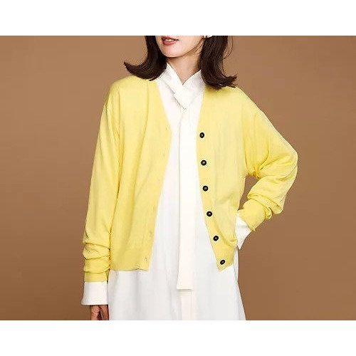 【エムセブンデイズ/M7days】の柔らかVネックカーディガン 人気、トレンドファッション・服の通販 founy(ファニー) 　ファッション　Fashion　レディースファッション　Ladies' Fashion Online　トップス・カットソー　Tops/Tshirt　カーディガン　Cardigans　Vネック　V-Neck　カーディガン　Cardigan　夏　Summer　春　Spring　other-2|ID: prp329100004250895 ipo3291000000032523001
