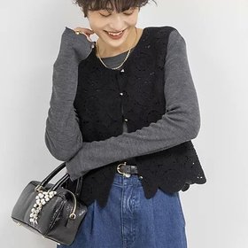 【ノーリーズ/NOLLEY'S】 サークルレース2WAYベスト人気、トレンドファッション・服の通販 founy(ファニー) ファッション Fashion レディースファッション WOMEN アウター Coat Outerwear トップス・カットソー Tops/Tshirt ベスト/ジレ Gilets/Vests 2024年 2024 2024-2025秋冬・A/W Aw/Autumn/Winter/Fw/Fall/2024-2025 サークル Circle ジャケット Jacket ベスト Vest レース Race |ID:prp329100004250912