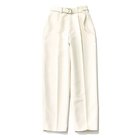 【エムセブンデイズ/M7days】のDカンベルトつきワイドテーパードパンツ 人気、トレンドファッション・服の通販 founy(ファニー) ファッション Fashion レディースファッション Fashion for Women パンツ Pants & Trousers ベルト&ウエストマーク Belts & Waist Accessories シンプル Simple, Minimal トレンド Trend, Trending Now フォルム Silhouette, Form ワイド Wide, Wide Fit 洗える Machine Washable thumbnail ホワイト|ID: prp329100004250922 ipo3291000000034956612