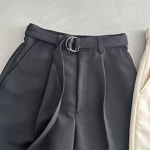 【エムセブンデイズ/M7days】のDカンベルトつきワイドテーパードパンツ 人気、トレンドファッション・服の通販 founy(ファニー) 　ファッション　Fashion　レディースファッション　Fashion for Women　パンツ　Pants & Trousers　ベルト&ウエストマーク　Belts & Waist Accessories　シンプル　Simple, Minimal　トレンド　Trend, Trending Now　フォルム　Silhouette, Form　ワイド　Wide, Wide Fit　洗える　Machine Washable　other-3|ID: prp329100004250922 ipo3291000000034956616