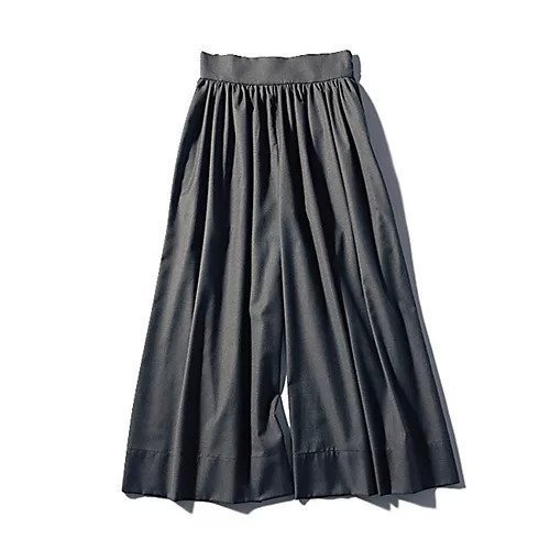 【トゥエルブクローゼット/12closet】の【コラボ】【洗える】ウール調スカート見えパンツ インテリア・キッズ・メンズ・レディースファッション・服の通販 founy(ファニー) 　雑誌掲載アイテム　Magazine Picks & Fashion Features　ファッション雑誌　Fashion Magazines　リー　LEE　ファッション　Fashion　レディースファッション　Fashion for Women　スカート　Skirts　4月号　April Issue　ギンガム　Gingham, Gingham Fabric　コラボ　Collaboration, Collab　チェック　Check, Plaid, Tartan　エレガント 上品　Elegant　冬　Winter / This Winter　夏　Summer　春　Spring　S/S・春夏　SS, Spring/Summer, Warm Season　洗える　Machine Washable　無地　Plain, Solid Color　雑誌　Magazine, Fashion Magazine　グレー|ID: prp329100004250923 ipo3291000000034956626