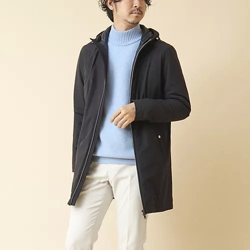 【ノーリーズ グッドマン/NOLLEY'S goodman / MEN】の【HERNO/ヘルノ】《撥水》Resort パッカブル 中綿フードコート インテリア・キッズ・メンズ・レディースファッション・服の通販 founy(ファニー) 　ファッション　Fashion　メンズファッション　MEN　イタリア　Italy　コレクション　Collection　ファブリック　Fabric　ラグジュアリー　Luxury　軽量　Lightweight　ネイビー|ID: prp329100004251004 ipo3291000000029502066