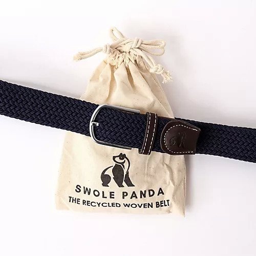 【ノーリーズ グッドマン/NOLLEY'S goodman / MEN】の【SWOLE PANDA/スウォール パンダ】RECYCLED WOVEN BELT SOLID インテリア・キッズ・メンズ・レディースファッション・服の通販 founy(ファニー) 　ファッション　Fashion　メンズファッション　MEN　アンダー　Under　巾着　Purse　フェイクレザー　Faux Leather　ネイビー|ID: prp329100004251006 ipo3291000000029502071