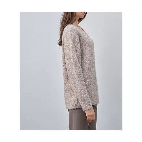 【スタイルデリ/STYLE DELI】のモヘアライクVネックニット 人気、トレンドファッション・服の通販 founy(ファニー) 　ファッション　Fashion　レディースファッション　Fashion for Women　トップス・カットソー　Cut & Sew Tops　ニット　Knit Tops & Sweaters　Vネックトップス　V-Neck Tops / V-Cut Neckline Shirts　軽量　Lightweight, Ultra Light　ダメージ　Distressed, Destroyed　ベーシック　Basic, Essential　ミックス　Mix, Mixed Style　おすすめ　Recommended / Our Picks　other-3|ID: prp329100004252221 ipo3291000000031281615