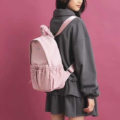 【ピンク ラテ/PINK-latte / KIDS】のリボンギャザーリュック 人気、トレンドファッション・服の通販 founy(ファニー) 　ファッション　Fashion　キッズファッション　KIDS　ギャザー　Gather　スマート　Smart　フロント　Front　ポケット　Pocket　リボン　Ribbon　 other-1|ID: prp329100004252260 ipo3291000000029513644