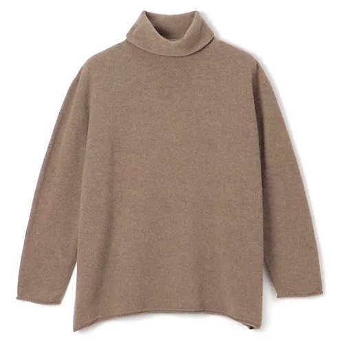 【パドカレ/pas de calais】の24AW ファインウール インテリア・キッズ・メンズ・レディースファッション・服の通販 founy(ファニー) 　ファッション　Fashion　レディースファッション　Fashion for Women　2024年　2024　2024-2025秋冬・A/W　Autumn/Winter 2024–25 AW24–25　シンプル　Simple, Minimal　タートルネック　Turtleneck, High Neck　ブラウン|ID: prp329100004254883 ipo3291000000035591142