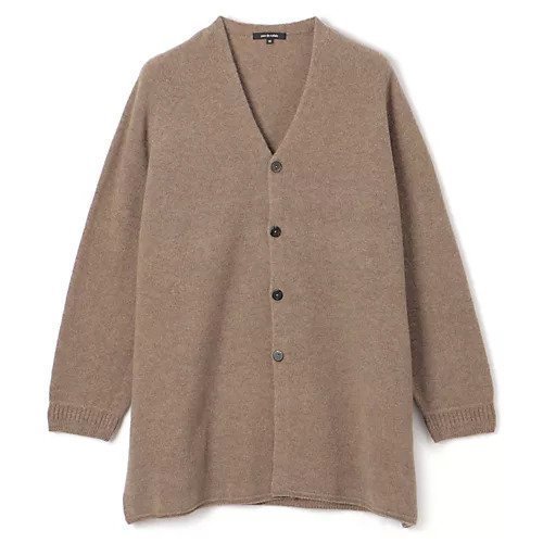 【パドカレ/pas de calais】の24AW ファインウール インテリア・キッズ・メンズ・レディースファッション・服の通販 founy(ファニー) 　ファッション　Fashion　レディースファッション　Fashion for Women　2024年　2024　2024-2025秋冬・A/W　Autumn/Winter 2024–25 AW24–25　カーディガン　Cardigan, Knitwear　ベーシック　Basic, Essential　軽量　Lightweight, Ultra Light　ブラウン|ID: prp329100004254886 ipo3291000000035903371