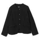 【パドカレ/pas de calais】の24AW ガーゼタンブラー千鳥柄JK 人気、トレンドファッション・服の通販 founy(ファニー) ファッション Fashion レディースファッション WOMEN 2024年 2024 2024-2025秋冬・A/W Aw/Autumn/Winter/Fw/Fall/2024-2025 クラシカル Classical シェイプ Shape ジャケット Jacket タンブラー Tumbler フリンジ Fringe フロント Front thumbnail ブラック|ID: prp329100004254906 ipo3291000000029545575