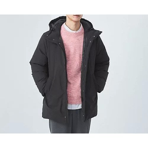 【グリーンレーベルリラクシング/green label relaxing / UNITED ARROWS / MEN】のT/W フード ダウンコート -撥水- インテリア・キッズ・メンズ・レディースファッション・服の通販 founy(ファニー) 　ファッション　Fashion　メンズファッション　MEN　ジャケット　Jacket　セットアップ　Set Up　ダウン　Down　デニム　Denim　フロント　Front　ミドル　Middle　エレガント 上品　Elegant　BLACK|ID: prp329100004254922 ipo3291000000029545633