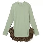 【トーガ/TOGA】のRib jersey L/S 人気、トレンドファッション・服の通販 founy(ファニー) ファッション Fashion レディースファッション WOMEN 2022年 2022 2022 春夏 S/S Ss,Spring/Summer,2022 シンプル Simple ジャージー Jersey フリル Frills 春 Spring thumbnail light green|ID: prp329100004255814 ipo3291000000029556708