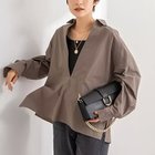 【ノーリーズ/NOLLEY'S】のヴィンテージタイプライタースキッパーシャツ 人気、トレンドファッション・服の通販 founy(ファニー) ファッション Fashion レディースファッション WOMEN トップス・カットソー Tops/Tshirt シャツ/ブラウス Shirts/Blouses 2024年 2024 2024-2025秋冬・A/W Aw/Autumn/Winter/Fw/Fall/2024-2025 おすすめ Recommend カフス Cuffs スリット Slit タイプライター Typewriter タンク Tank フロント Front ロング Long 冬 Winter 春 Spring 秋 Autumn/Fall thumbnail ブラウン|ID: prp329100004255861 ipo3291000000029556895