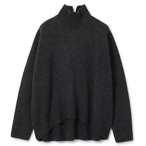 【チノ/CINOH】のWOOL OVERSIZE HI NECK KNIT 人気、トレンドファッション・服の通販 founy(ファニー) 　ファッション　Fashion　レディースファッション　WOMEN　トップス・カットソー　Tops/Tshirt　ニット　Knit Tops　2022年　2022　2022-2023秋冬・A/W　Aw/Autumn/Winter//Fw/Fall-Winter/2022-2023　カッティング　Cutting　ヘムライン　Hemline　リラックス　Relax　今季　This Season　定番　Standard　 other-1|ID: prp329100004255867 ipo3291000000029556907