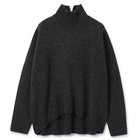 【チノ/CINOH】のWOOL OVERSIZE HI NECK KNIT 人気、トレンドファッション・服の通販 founy(ファニー) ファッション Fashion レディースファッション WOMEN トップス・カットソー Tops/Tshirt ニット Knit Tops 2022年 2022 2022-2023秋冬・A/W Aw/Autumn/Winter//Fw/Fall-Winter/2022-2023 カッティング Cutting ヘムライン Hemline リラックス Relax 今季 This Season 定番 Standard thumbnail GRAY|ID: prp329100004255867 ipo3291000000029556908