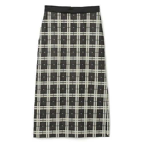 【ゼロエイトサーカス/08sircus】のPigment check bonding skirt インテリア・キッズ・メンズ・レディースファッション・服の通販 founy(ファニー) https://founy.com/ ファッション Fashion レディースファッション WOMEN スカート Skirt エレガント 上品 Elegant サテン Satin スリット Slit チェック Check プリント Print ボンディング Bonding |ID: prp329100004256015 ipo3291000000029557498