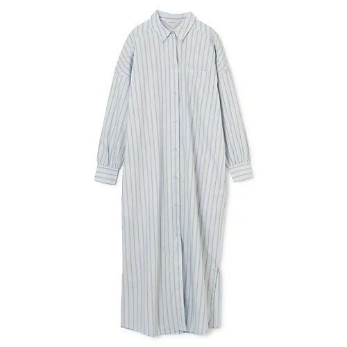 【バイ マレーネ ビルガー/BY MALENE BIRGER】のEINA DRESS SHIRT 人気、トレンドファッション・服の通販 founy(ファニー) 　ファッション　Fashion　レディースファッション　WOMEN　トップス・カットソー　Tops/Tshirt　シャツ/ブラウス　Shirts/Blouses　ワンピース　Dress　ドレス　Party Dresses　ストライプ　Stripe　スリット　Slit　ドレス　Dress　フォルム　Form　洗える　Washable　羽織　Haori　 other-1|ID: prp329100004256129 ipo3291000000029557929