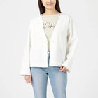 【トゥエルブクローゼット/12closet】の【洗える】リネンコンパクトジャケット 人気、トレンドファッション・服の通販 founy(ファニー) ファッション Fashion レディースファッション WOMEN アウター Coat Outerwear ジャケット Jackets ショルダー Shoulder ショート Short シンプル Simple ジャケット Jacket ドロップ Drop 夏 Summer 洗える Washable thumbnail オフホワイト|ID: prp329100004256667 ipo3291000000029560580