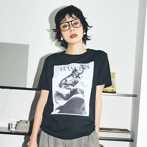 【クチュールドアダム/COUTURE D'ADAM】のSam Haskins T-Shirt Vintage Finish/November Girl Cover 人気、トレンドファッション・服の通販 founy(ファニー) 　ファッション　Fashion　レディースファッション　WOMEN　トップス・カットソー　Tops/Tshirt　シャツ/ブラウス　Shirts/Blouses　ロング / Tシャツ　T-Shirts　アメリカン　American　キャラクター　Character　コレクション　Collection　プリント　Print　モチーフ　Motif　ワーク　Work　other-3|ID: prp329100004257508 ipo3291000000031508218