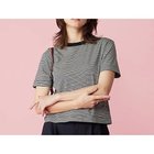 【スローン/SLOANE】の60/2コットン天竺 マイクロボーダーTシャツ ブラック×ホワイト|ID: prp329100004257511 ipo3291000000036279573