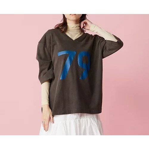 【ウーア/Uhr】の79 Football Tee インテリア・キッズ・メンズ・レディースファッション・服の通販 founy(ファニー) https://founy.com/ ファッション Fashion レディースファッション Fashion for Women フロント Front, Front Design |ID: prp329100004257513 ipo3291000000032616871