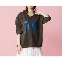 【ウーア/Uhr】の79 Football Tee 人気、トレンドファッション・服の通販 founy(ファニー) ファッション Fashion レディースファッション Fashion for Women フロント Front, Front Design |ID:prp329100004257513