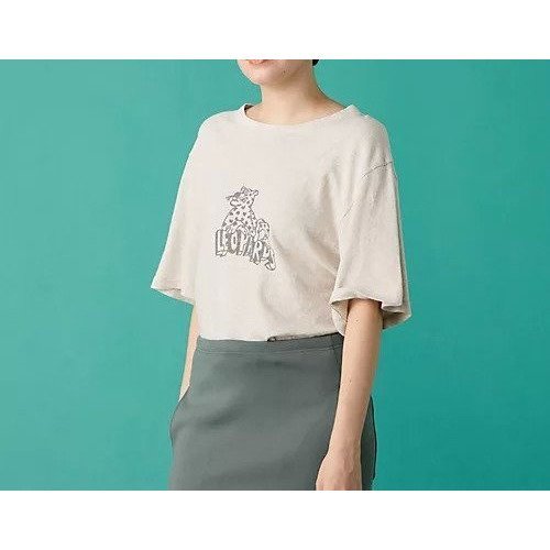 【レミレリーフ/REMI RELIEF】のリサイクル天竺スペシャル加工T(LEOPARDS) 人気、トレンドファッション・服の通販 founy(ファニー) 　ファッション　Fashion　レディースファッション　Fashion for Women　スペシャル　Special, Limited Edition　フェミニン　Feminine, Girly　other-2|ID: prp329100004257515 ipo3291000000034155337