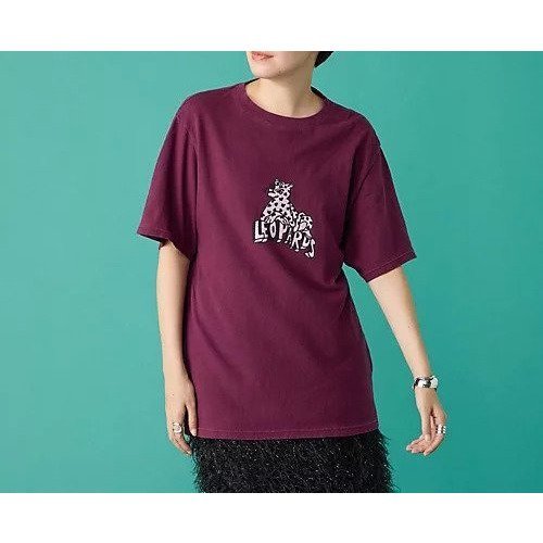 【レミレリーフ/REMI RELIEF】のリサイクル天竺スペシャル加工T(LEOPARDS) インテリア・キッズ・メンズ・レディースファッション・服の通販 founy(ファニー) 　ファッション　Fashion　レディースファッション　Fashion for Women　スペシャル　Special, Limited Edition　フェミニン　Feminine, Girly　p.navy|ID: prp329100004257515 ipo3291000000034616362