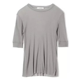 【チノ/CINOH】のTENCEL CASHMERE RIB T-SHIRT 人気、トレンドファッション・服の通販 founy(ファニー) ファッション Fashion レディースファッション Fashion for Women トップス・カットソー Cut & Sew Tops シャツ・ブラウス・オフィスカジュアル Elegant Blouses & Button-Ups ロングTシャツ・Tシャツ Longline T-Shirts & Tees インナー Innerwear シルク Silk, 100% Silk シンプル Simple, Minimal ダブル Double, Double-Breasted テレコ Ribbed, Rib Stitch 洗える Machine Washable |ID:prp329100004257517