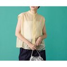 【ティッカ/TICCA】のドットエンブロイダリーフレンチシャツ イエロー|ID: prp329100004257573 ipo3291000000036259284