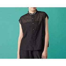 【ティッカ/TICCA】のドットエンブロイダリーフレンチシャツ 人気、トレンドファッション・服の通販 founy(ファニー) ファッション Fashion レディースファッション Fashion for Women トップス・カットソー Cut & Sew Tops シャツ・ブラウス・オフィスカジュアル Elegant Blouses & Button-Ups エンブロイダリー Embroidery Design カッティング Cutting Detail スリーブ Sleeve, Long Sleeve / Short Sleeve フレンチ French, French Style ボトム Bottoms, Lower Wear エレガント 上品 Elegant 洗える Machine Washable |ID:prp329100004257573