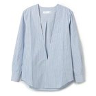 【トーガ/TOGA】のDeep v-neck shirt 人気、トレンドファッション・服の通販 founy(ファニー) ファッション Fashion レディースファッション WOMEN トップス・カットソー Tops/Tshirt シャツ/ブラウス Shirts/Blouses Vネック V-Neck 2023年 2023 2023春夏・S/S Ss,Spring/Summer,2023 洗える Washable thumbnail light blue|ID: prp329100004257597 ipo3291000000029569636