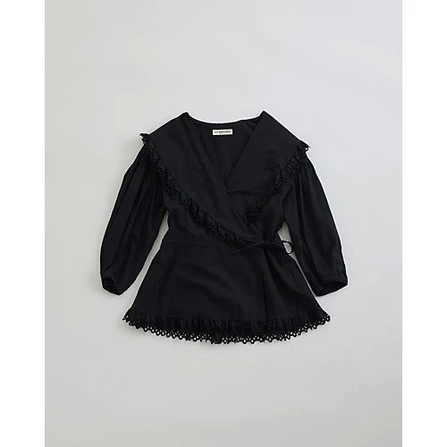 【シンゾーン/Shinzone】のCACHE COUER BLOUSE インテリア・キッズ・メンズ・レディースファッション・服の通販 founy(ファニー) https://founy.com/ ファッション Fashion レディースファッション WOMEN カシュクール Cachecoeur ギャザー Gather ドローコード Draw Cord レース Race 羽織 Haori |ID: prp329100004257626 ipo3291000000029569711