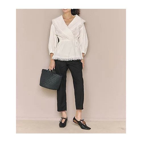 【シンゾーン/Shinzone】のCACHE COUER BLOUSE 人気、トレンドファッション・服の通販 founy(ファニー) 　ファッション　Fashion　レディースファッション　Fashion for Women　カシュクール　Wrap Design　ギャザー　Gathered, Ruffled　ドローコード　Drawcord, Drawstring Cord　レース　Lace, Lace Fabric　羽織　Haori, Light Jacket　other-3|ID: prp329100004257626 ipo3291000000032273595