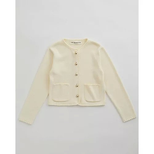 【シンゾーン/Shinzone】のBOUCLE KNIT JACKET インテリア・キッズ・メンズ・レディースファッション・服の通販 founy(ファニー) 　ファッション　Fashion　レディースファッション　WOMEN　アウター　Coat Outerwear　ジャケット　Jackets　トップス・カットソー　Tops/Tshirt　ニット　Knit Tops　オケージョン　Occasion　かぎ針　Crochet　カーディガン　Cardigan　コレクション　Collection　コンパクト　Compact　シルバー　Silver　ジャケット　Jacket　スカーフ　Scarf　デニム　Denim　トリミング　Trimming　ドット　Dot　バランス　Balance　フィット　Fit　フォルム　Form　フォーマル　Formal　ボーダー　Border　別注　Special Order　ミックス　Mix　ECRU|ID: prp329100004257647 ipo3291000000029614215