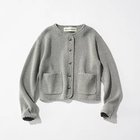 【シンゾーン/Shinzone】のBOUCLE KNIT JACKET 【HPS別注】ECRU&#215;BLACK|ID: prp329100004257647 ipo3291000000030010639