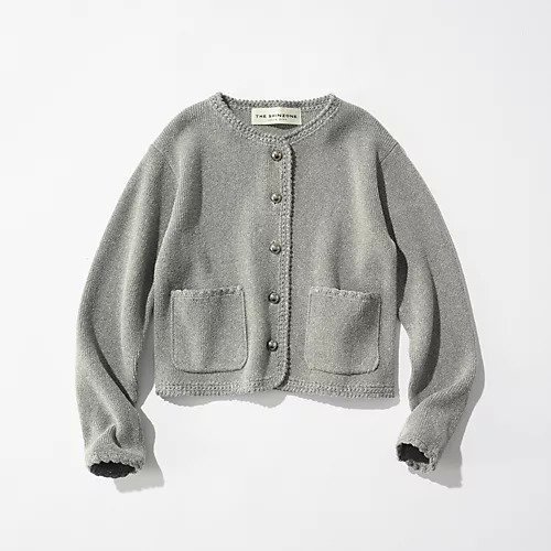 【シンゾーン/Shinzone】のBOUCLE KNIT JACKET インテリア・キッズ・メンズ・レディースファッション・服の通販 founy(ファニー) 　ファッション　Fashion　レディースファッション　WOMEN　アウター　Coat Outerwear　ジャケット　Jackets　トップス・カットソー　Tops/Tshirt　ニット　Knit Tops　オケージョン　Occasion　かぎ針　Crochet　カーディガン　Cardigan　コレクション　Collection　コンパクト　Compact　シルバー　Silver　ジャケット　Jacket　スカーフ　Scarf　デニム　Denim　トリミング　Trimming　ドット　Dot　バランス　Balance　フィット　Fit　フォルム　Form　フォーマル　Formal　ボーダー　Border　別注　Special Order　ミックス　Mix　【HPS別注】ECRU&#215;BLACK|ID: prp329100004257647 ipo3291000000030010639